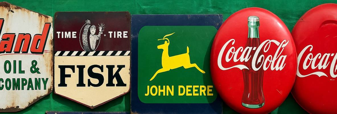 Reklame Werbungschilde Sammlung